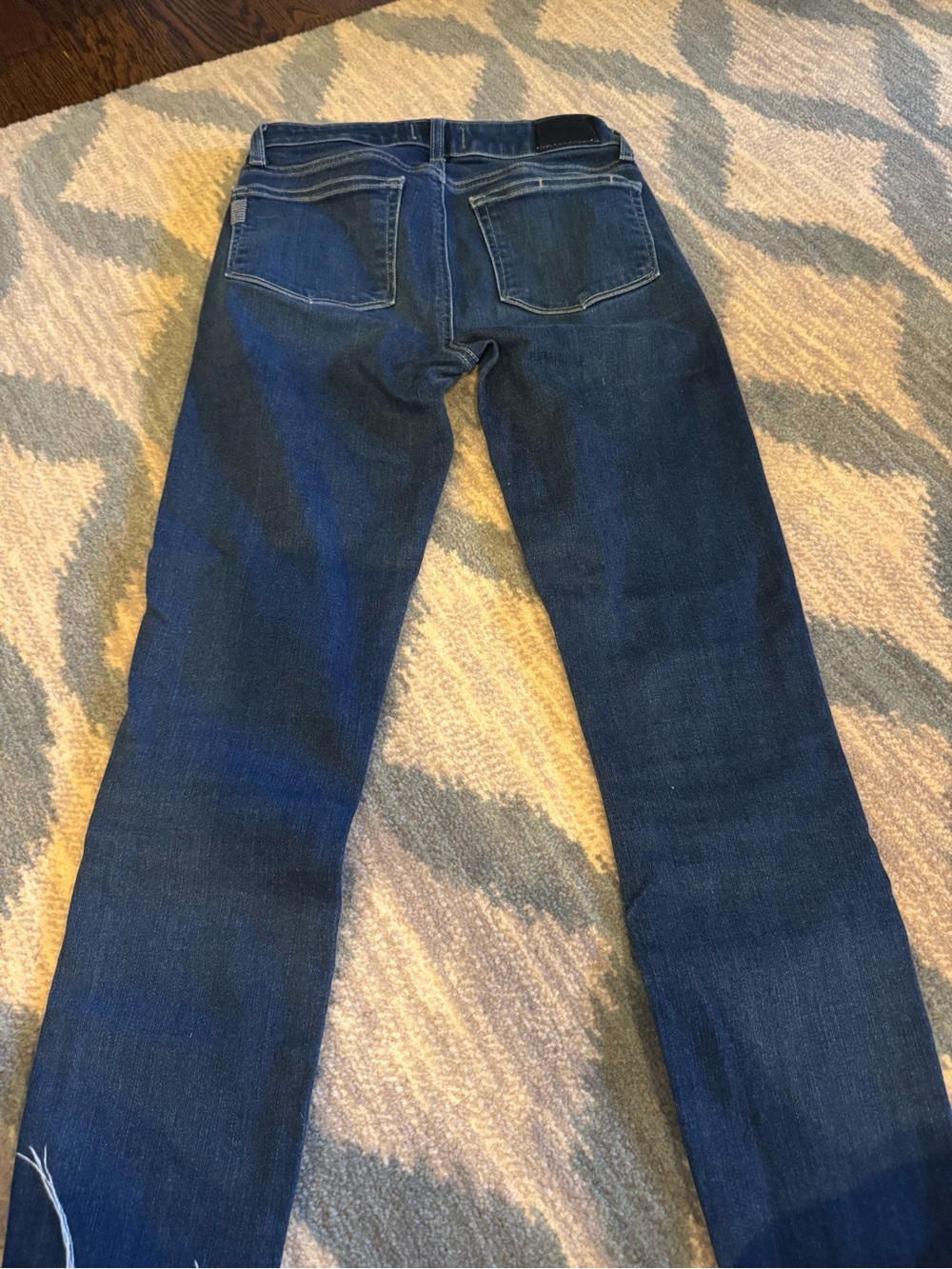 PAIGE Verdugo Ankle Skinny Jeans Dark Wash 27 - Picture 4 of 5